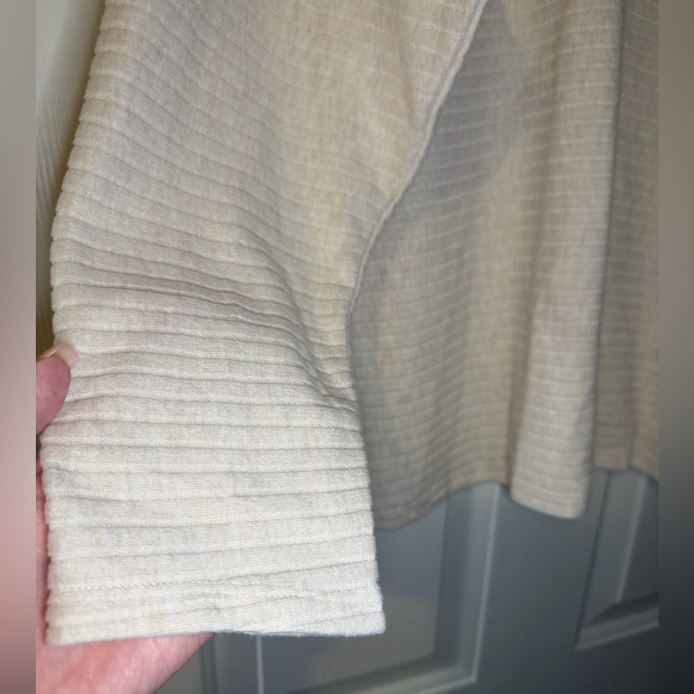 Philosophy Cream Ribbed Knit Sweater - Picture 3 of 5